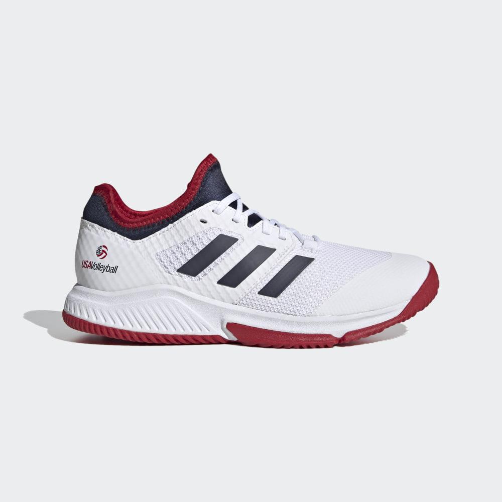 Adidasi Volei Adidas Court Team Bounce Dama Romania - Albi/Bleumarin/Rosii EF2639